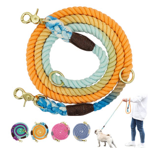 Enhance Your Dog's Style with Gradient Color Dog Leashes
