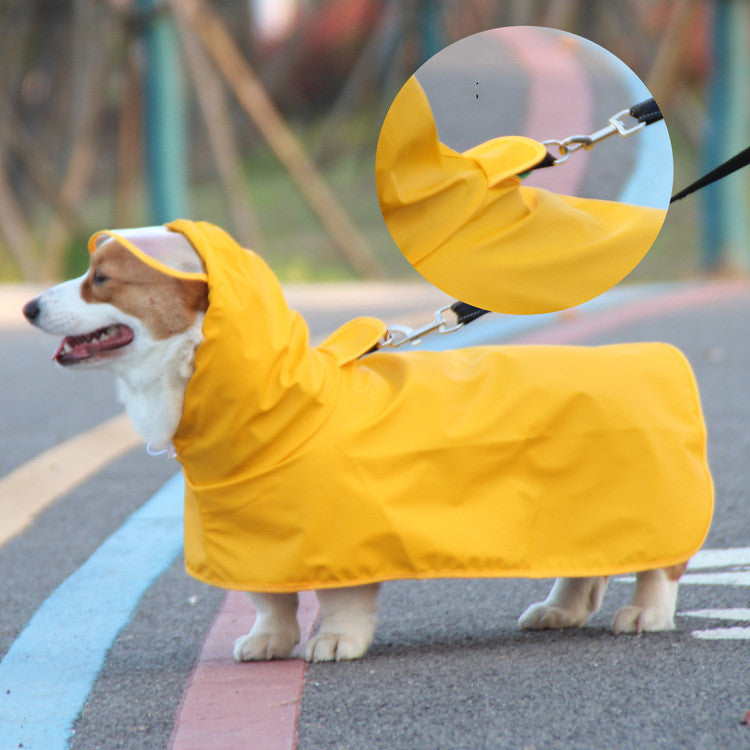 Pet Poncho With Bellyband
