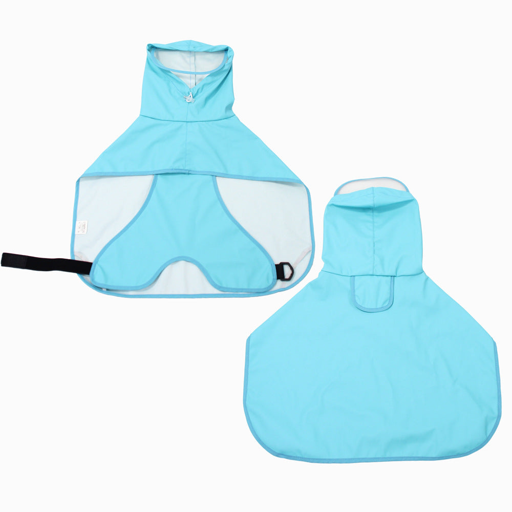 Pet Poncho With Bellyband