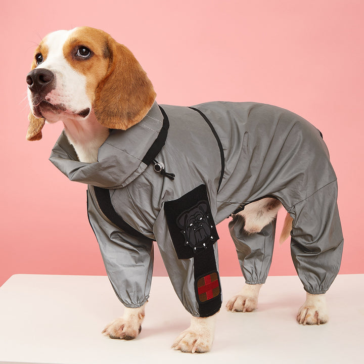 Pet Four-legged Large Dog Raincoat