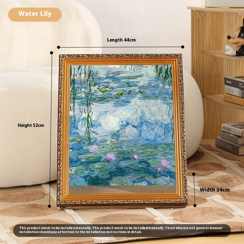 Retro Golden Cat Scratch Board Toy