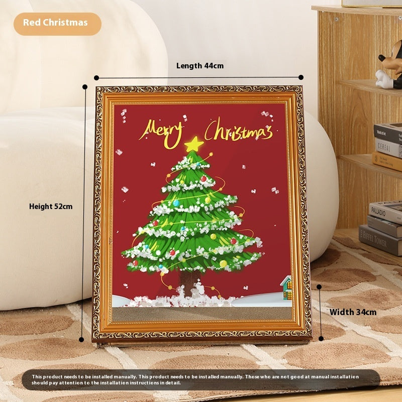 Retro Golden Cat Scratch Board Toy