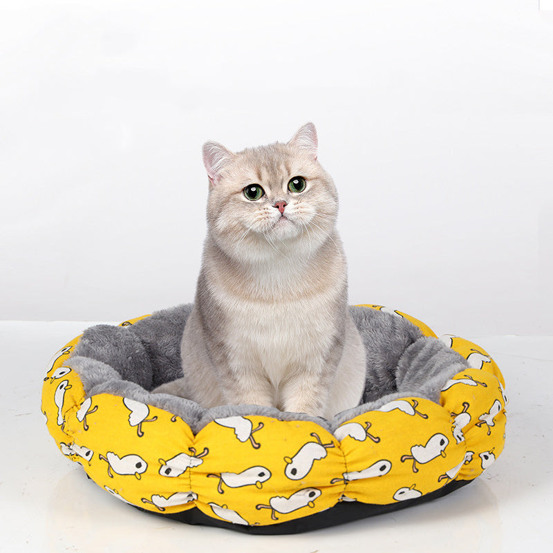 Calming Donut Bed For Pets
