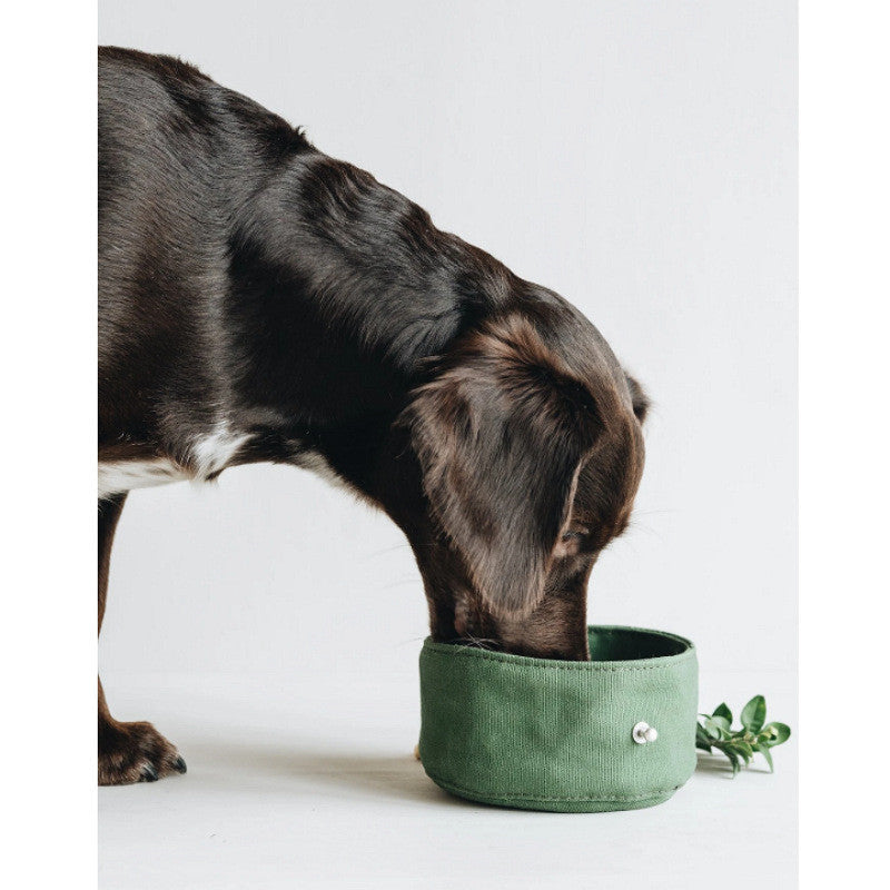 Folding Dog Bowl Ration Bag