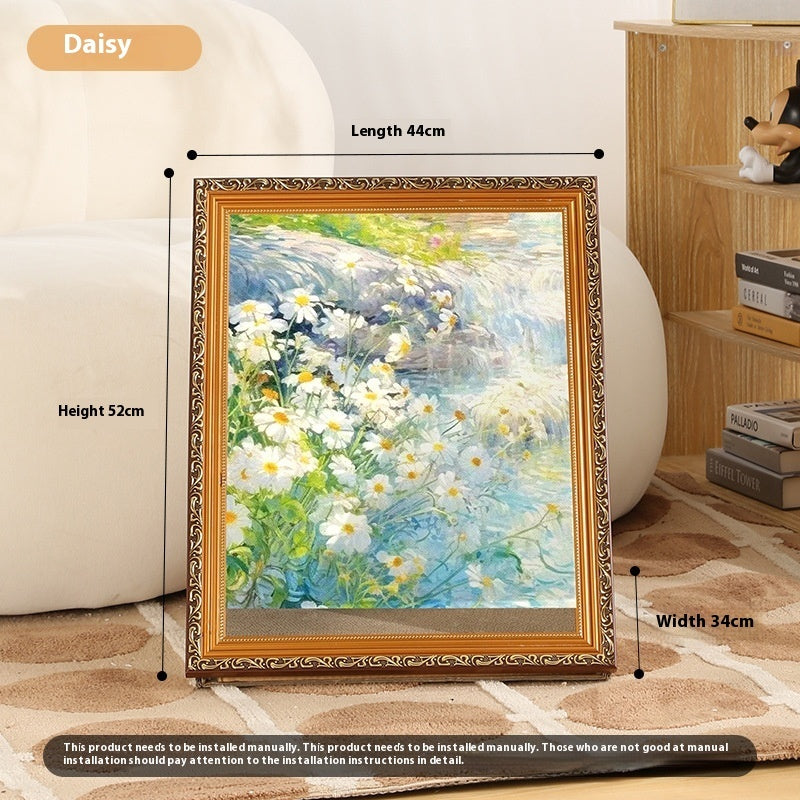 Retro Golden Cat Scratch Board Toy