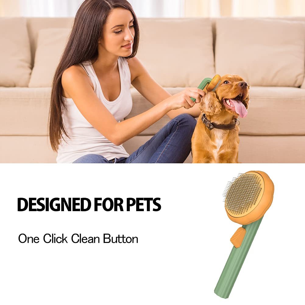 Pet Pumpkin Brush Grooming Brush