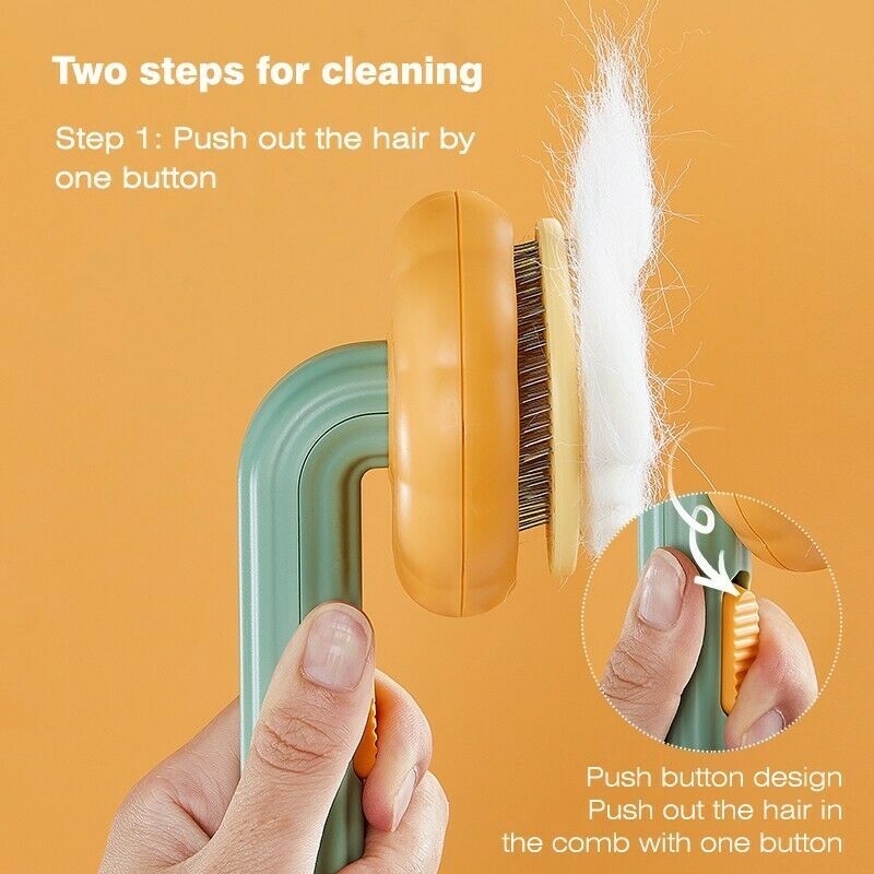 Pet Pumpkin Brush Grooming Brush