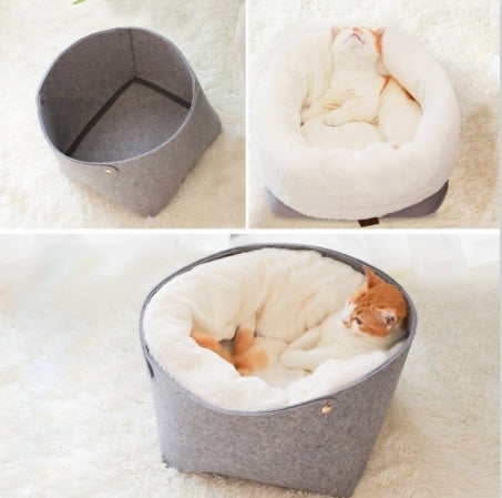 Comfortable kitten puppy pet bed