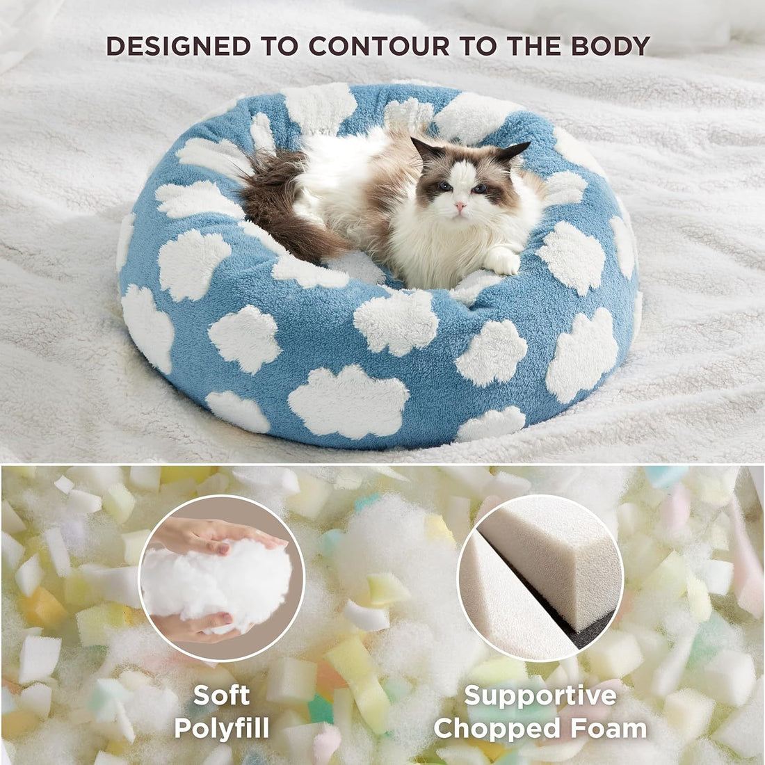 Lesiure Cat Beds For Indoor Cats