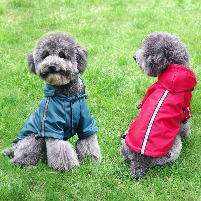 Waterproof Hooded Warm Pet Dog Raincoat