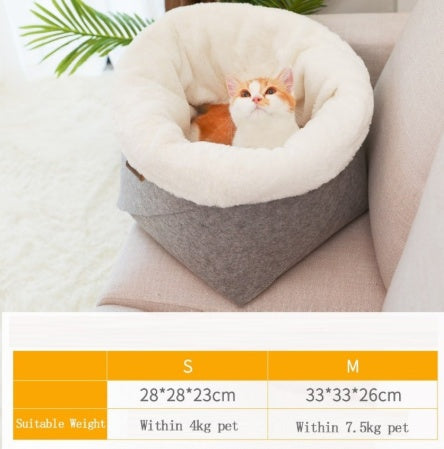 Comfortable kitten puppy pet bed