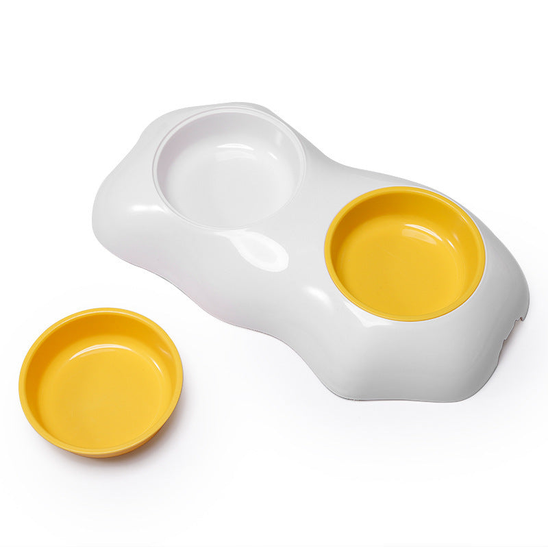Egg-shaped Pet Bowl Feeder