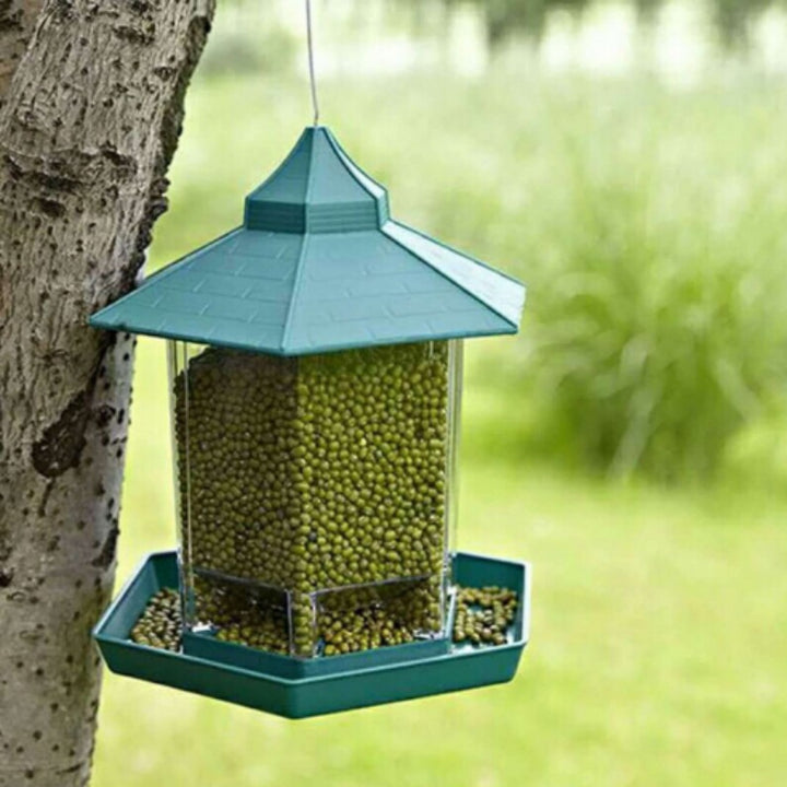Outdoor Balcony Waterproof Hanging Bird Feeder