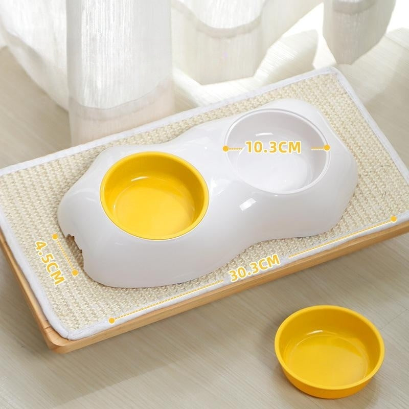 Egg-shaped Pet Bowl Feeder