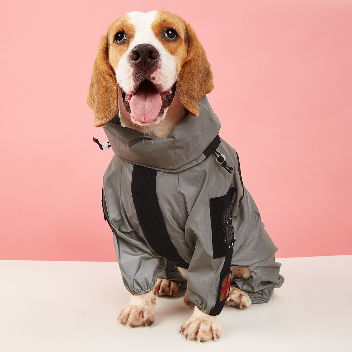 Pet Four-legged Large Dog Raincoat