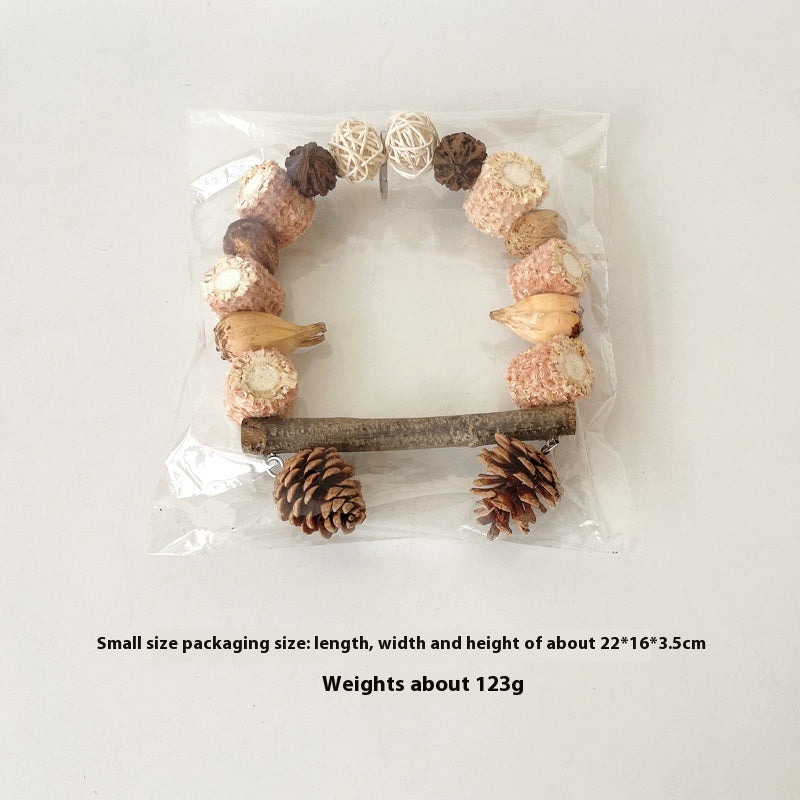 Wooden Parrot Swing Mountain Parrot Toys