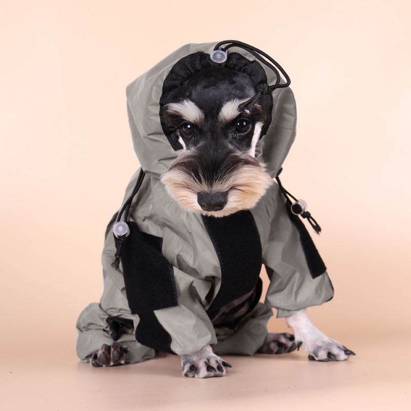 Pet Four-legged Large Dog Raincoat