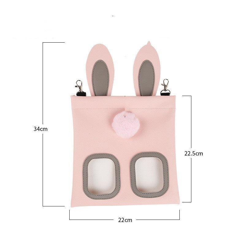 Cute Straw Bag Hamster Feeder