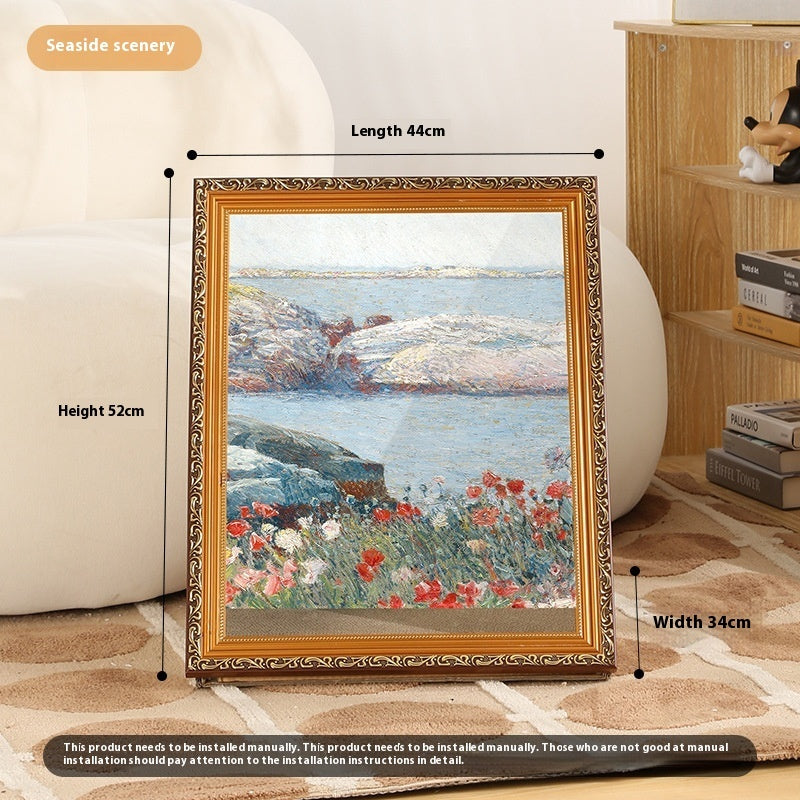 Retro Golden Cat Scratch Board Toy