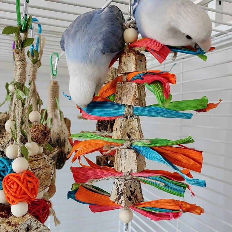 Parrot Toys Stand Rod Bird Cage