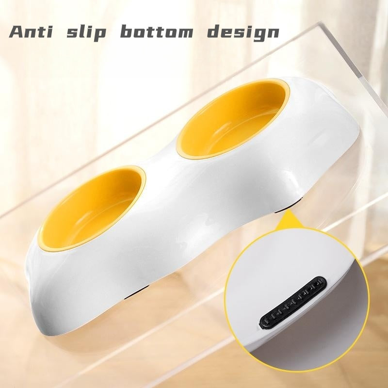 Egg-shaped Pet Bowl Feeder