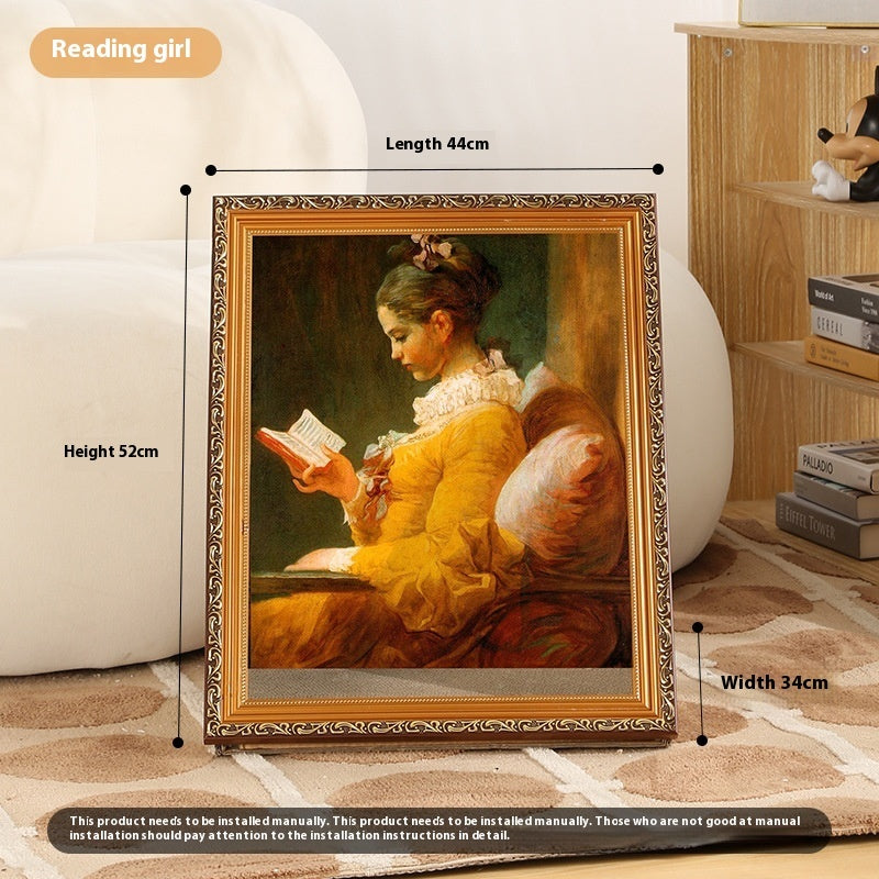 Retro Golden Cat Scratch Board Toy