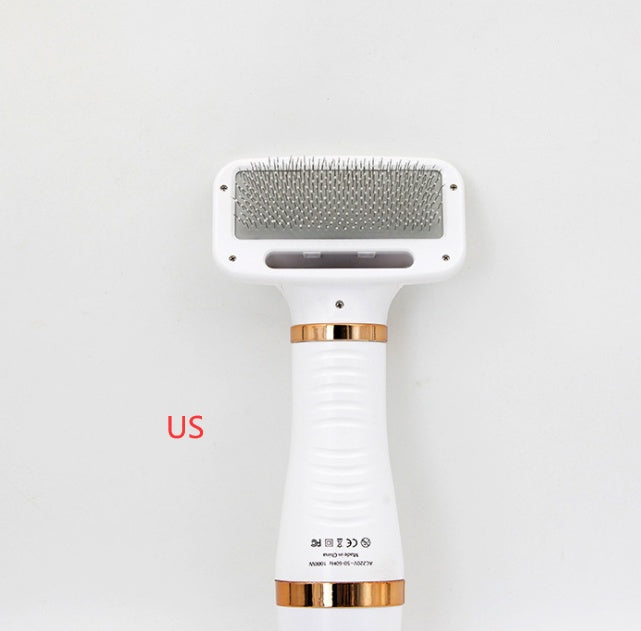 2 in 1 Pet Drying Brush Hair Dryer Comb