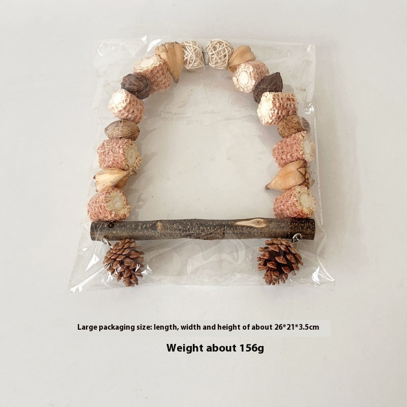 Wooden Parrot Swing Mountain Parrot Toys