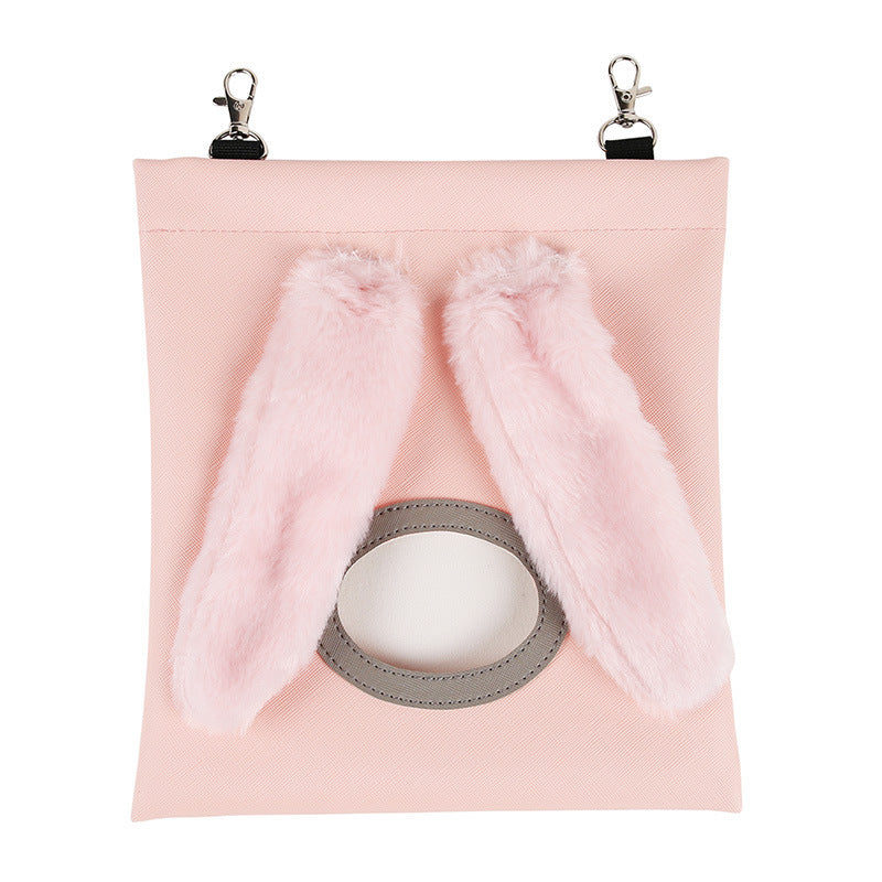 Cute Straw Bag Hamster Feeder