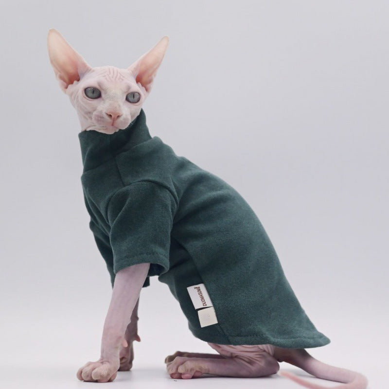 Hairless Cat Clothes Winter Base Hoodie