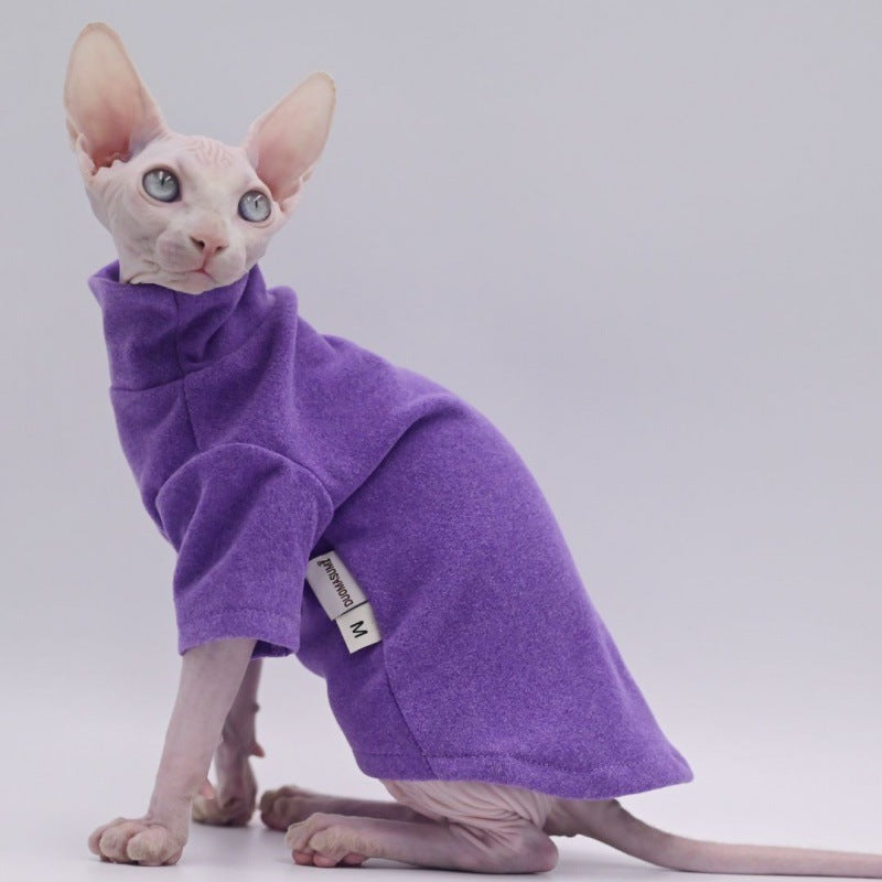 Hairless Cat Clothes Winter Base Hoodie