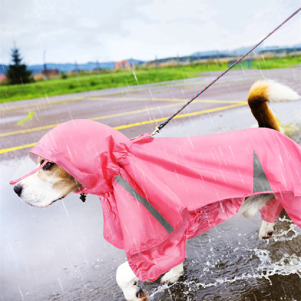 Pet Fashion Personalized Cloak Hooded Raincoat