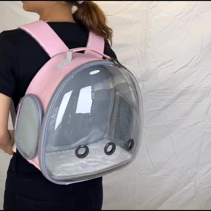 Hamster Carrier Transparent Backpack