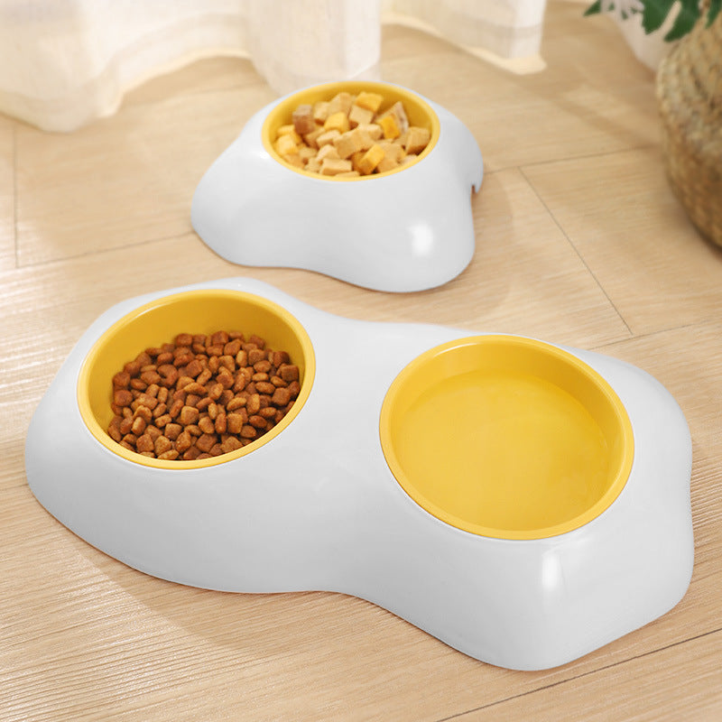 Egg-shaped Pet Bowl Feeder
