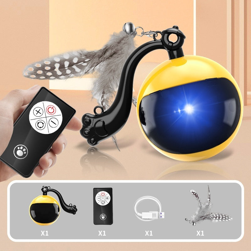 Rotating Cat Teasing Self-Hi Toy