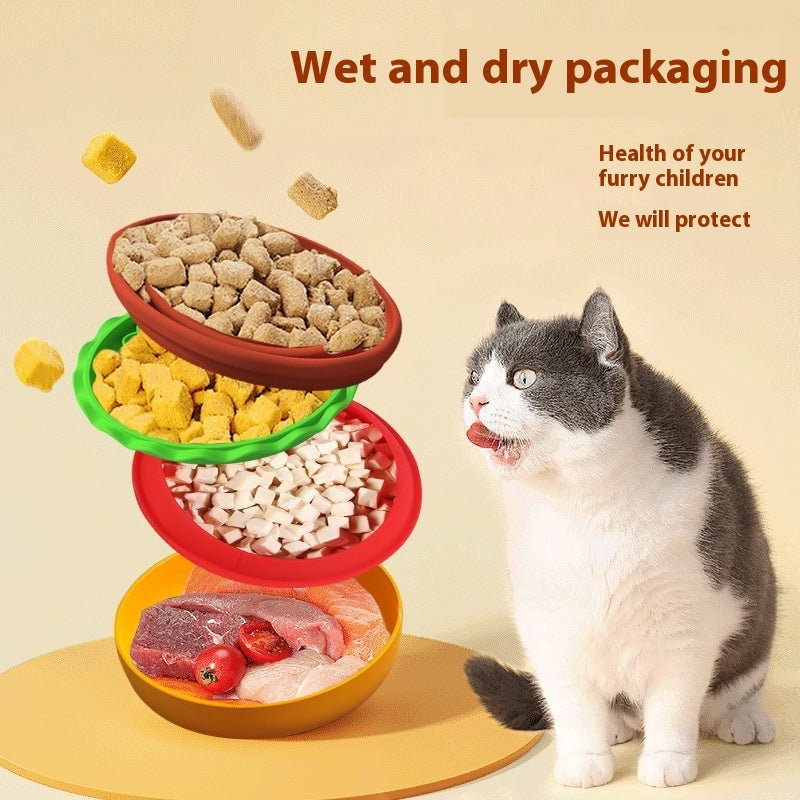 Hamburger Style 5-in-1 Dog Bowl