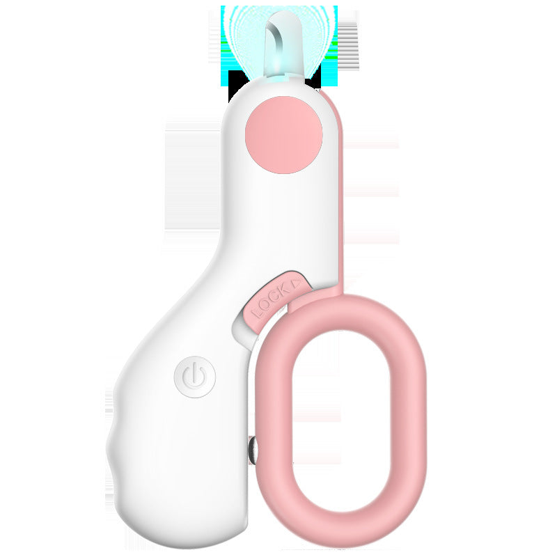 LED Illuminating Pet Mini ABS Nail Trimmer