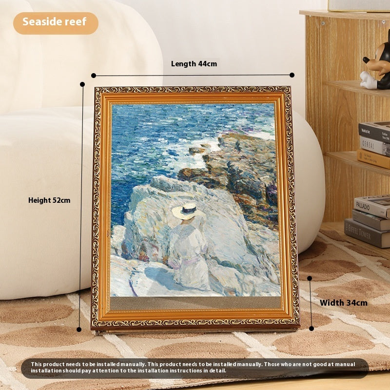 Retro Golden Cat Scratch Board Toy