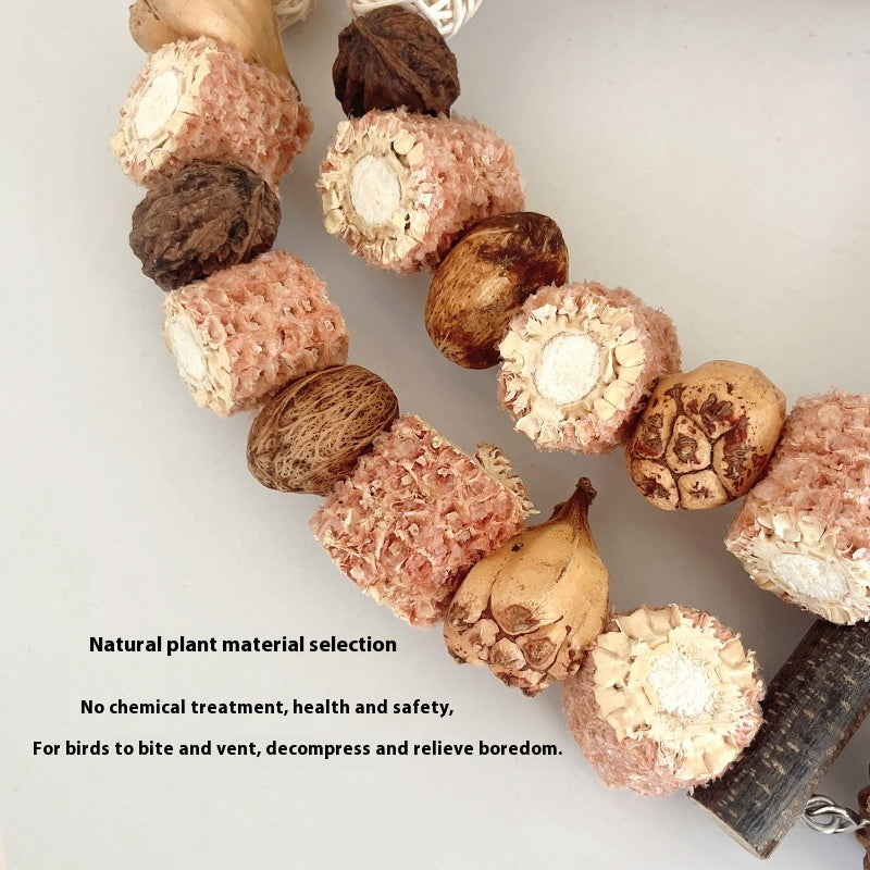 Wooden Parrot Swing Mountain Parrot Toys