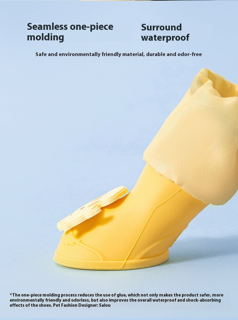 Cartoon Pet Wear-resistant Dog Boots